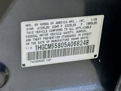 Honda Accord EX-L de 2005