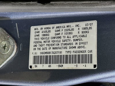 Honda Accord EX-L 2007