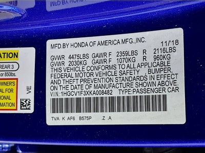 Honda Accord Sport 1.5T 2019