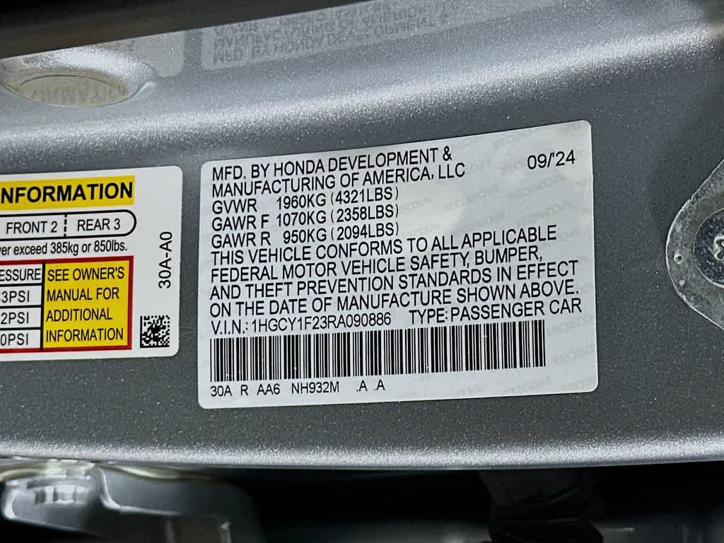 Honda Accord LX 2024