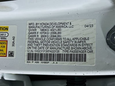 Honda Accord EX 2023