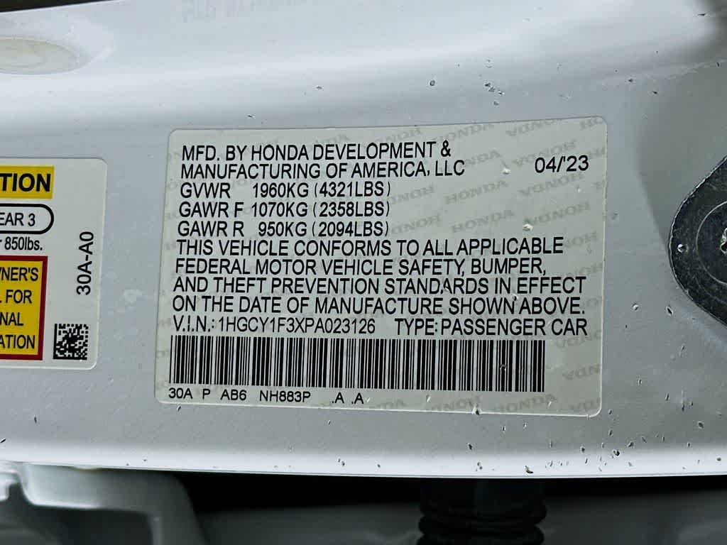 Honda Accord EX 2023