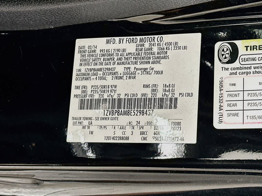 Ford Mustang V6 2014