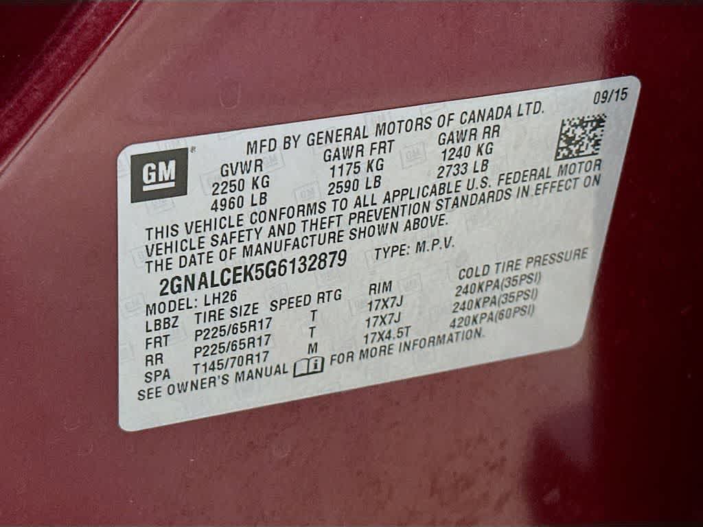 Chevrolet Equinox LT 2016