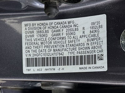 Honda Civic Si Base 2020