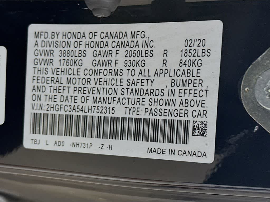 Honda Civic Si Base 2020
