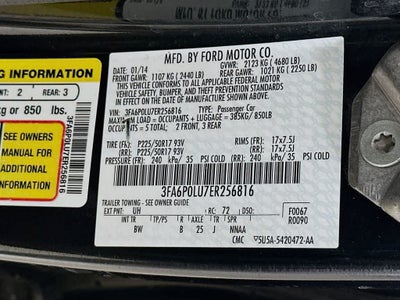 Ford Fusion Hybrid SE Hybrid 2014