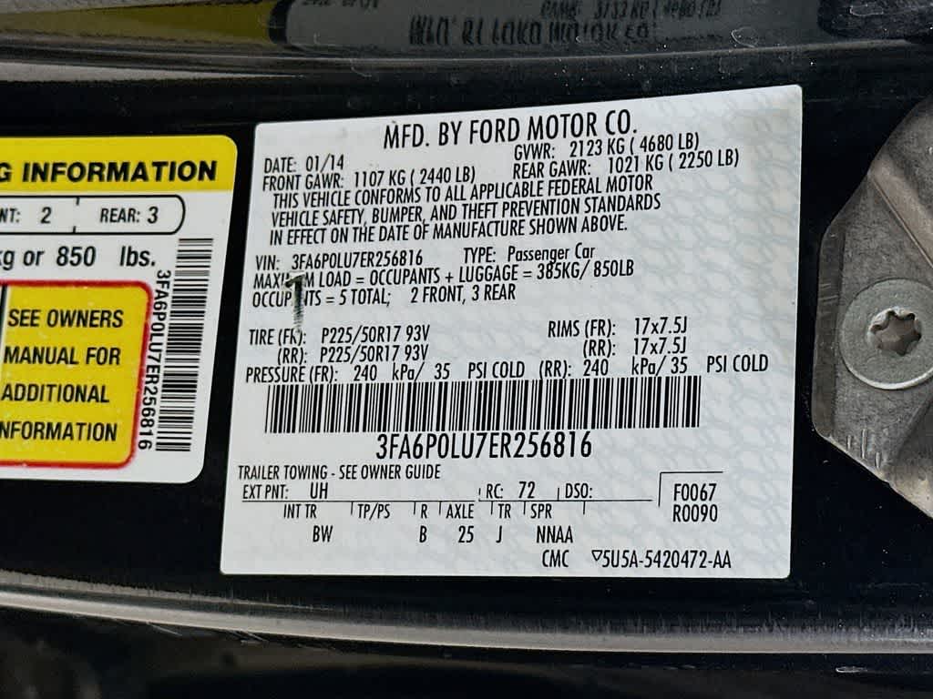 Ford Fusion Hybrid SE Hybrid 2014