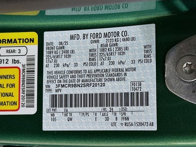 2025 Ford Bronco Sport Big Bend