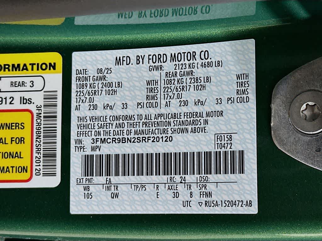 2025 Ford Bronco Sport Big Bend