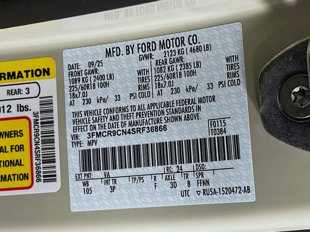 2025 Ford Bronco Sport Outer Banks