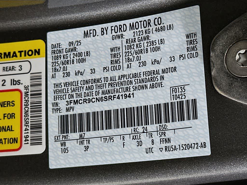 2025 Ford Bronco Sport Outer Banks