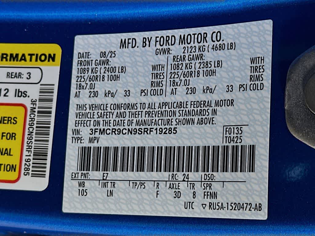 2025 Ford Bronco Sport Outer Banks