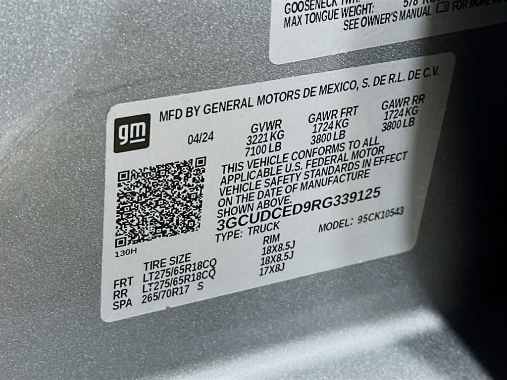 Chevrolet Silverado 1500 Custom Trail Boss 2024