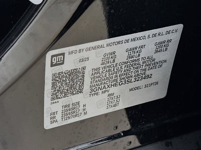 Chevrolet Equinox LT con tracción delantera, 2025