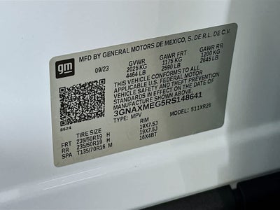 Chevrolet Equinox RS 2024