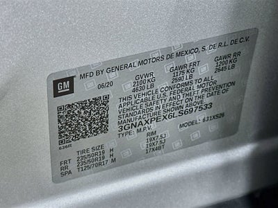 Chevrolet Equinox Premier 2020