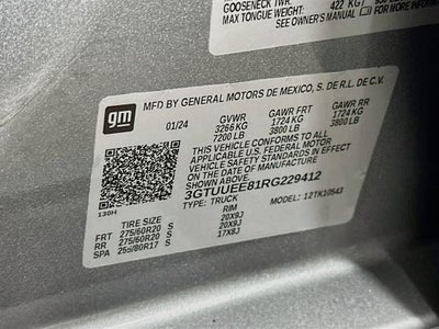 GMC Sierra 1500 AT4 2024