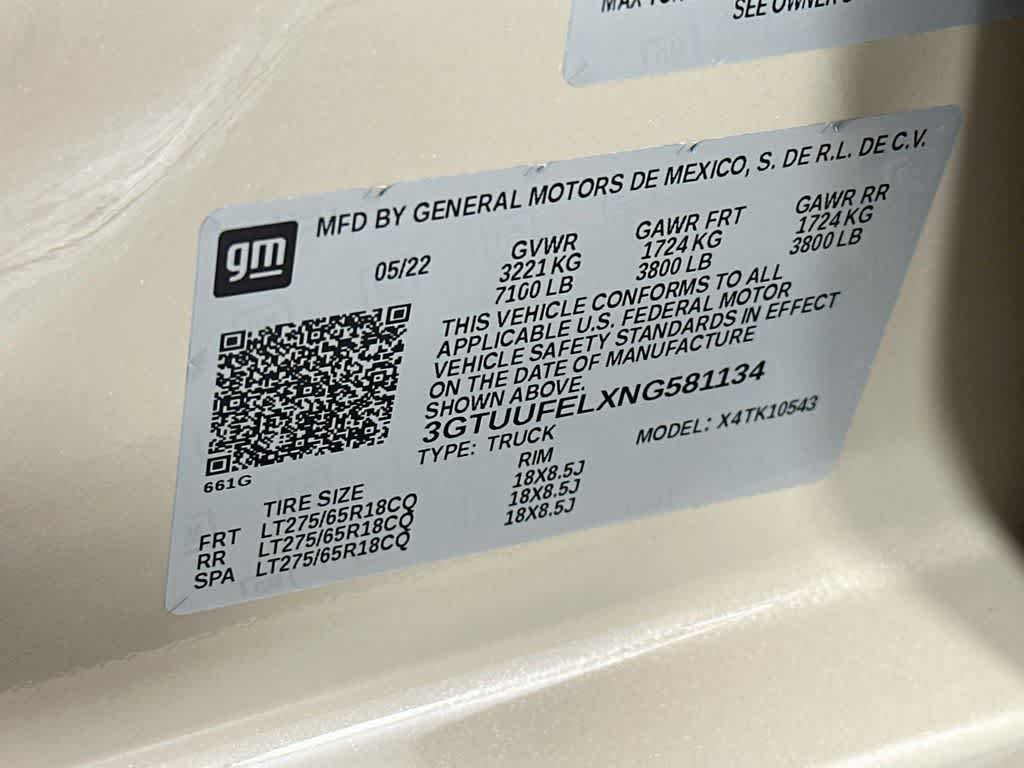 GMC Sierra 1500 AT4X 2022