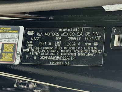 Kia Forte GT 2021
