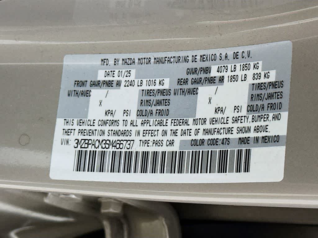 Mazda Mazda3 Sedán 2.5 S Preferred 2025