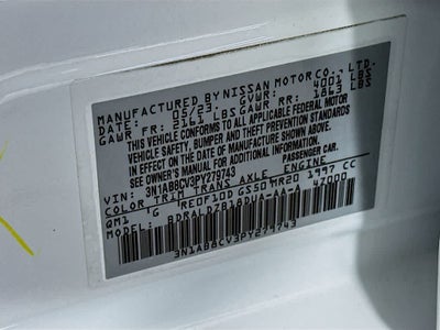 2023 Nissan Sentra SV