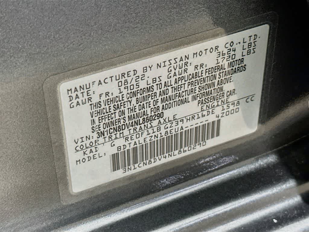 Nissan Versa S 2022