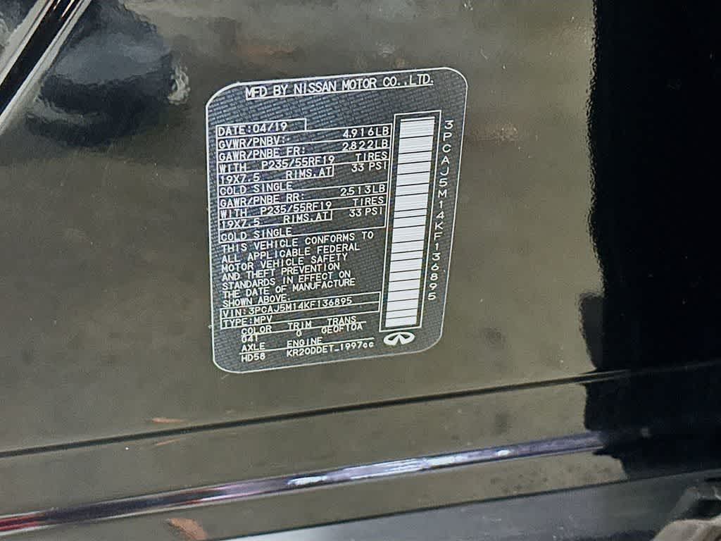 INFINITI QX50 LUXE 2019