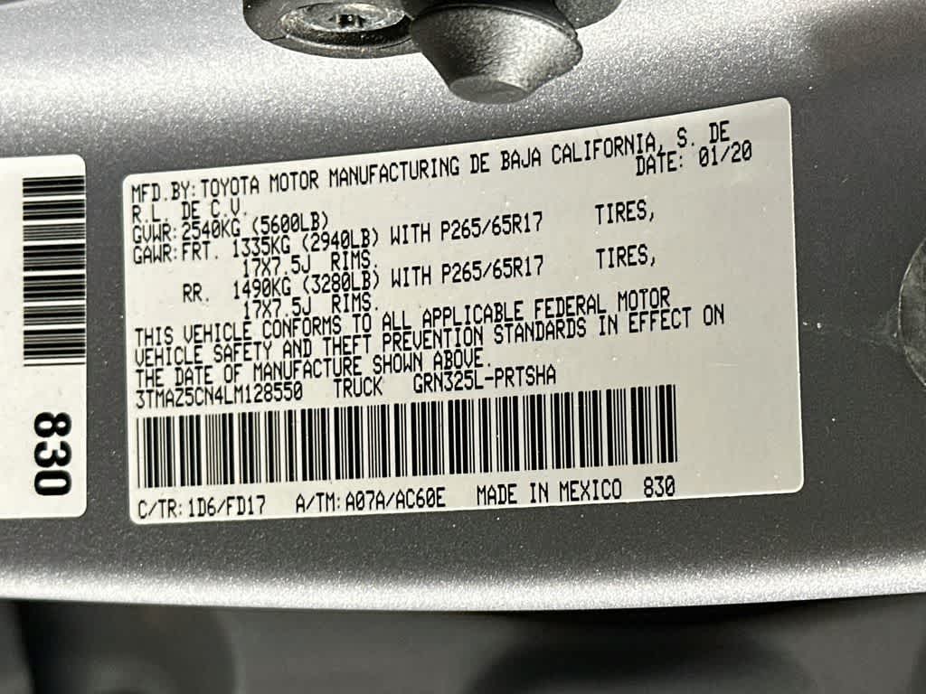 Toyota Tacoma TRD Sport 2020