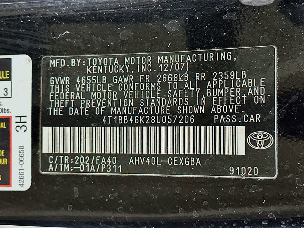 Toyota Camry Hybrid Base 2008