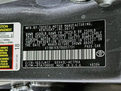 Toyota Avalon Limited 2013