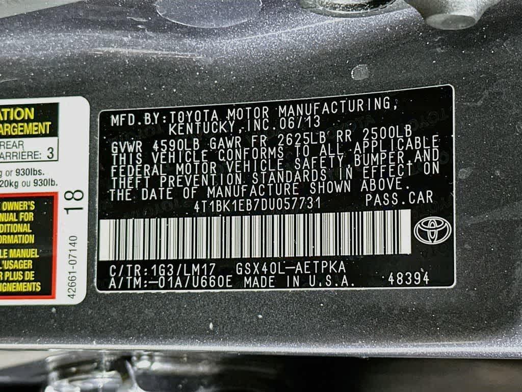 Toyota Avalon Limited 2013