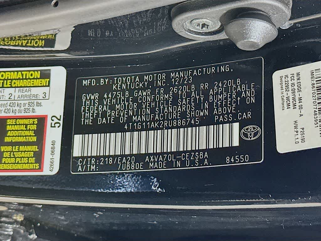 Toyota Camry SE 2024