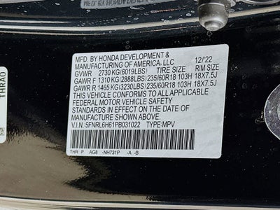 Honda Odyssey EX-L 2023