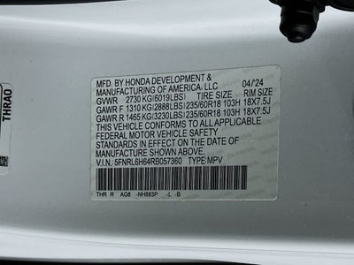 Honda Odyssey EX-L 2024