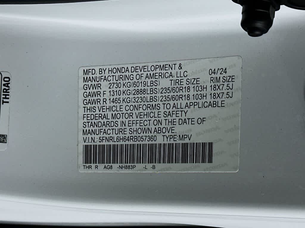 Honda Odyssey EX-L 2024
