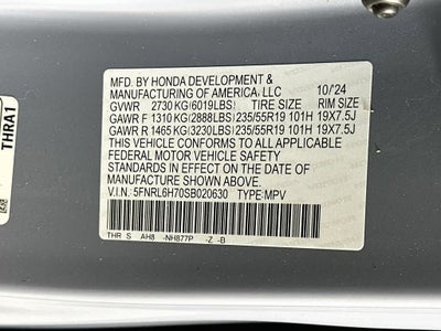 Honda Odyssey Sport-L 2025