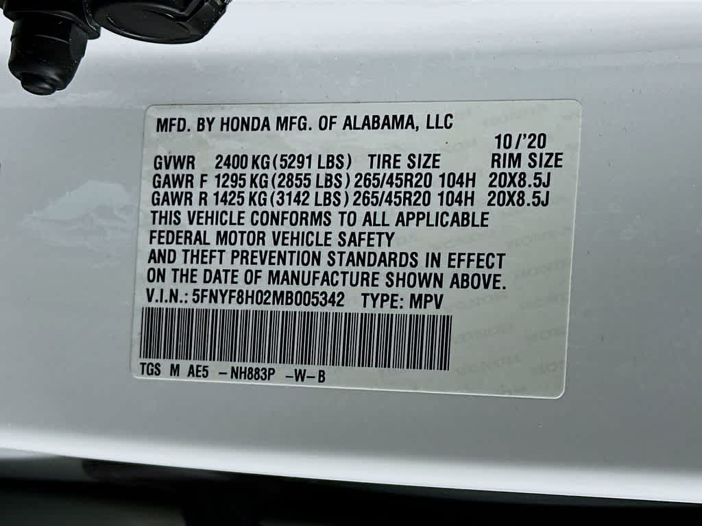 2021 Honda Passport Elite