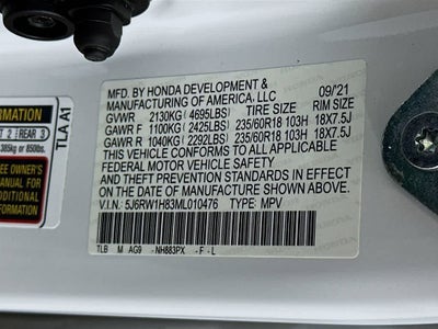 Honda CR-V EX-L 2021