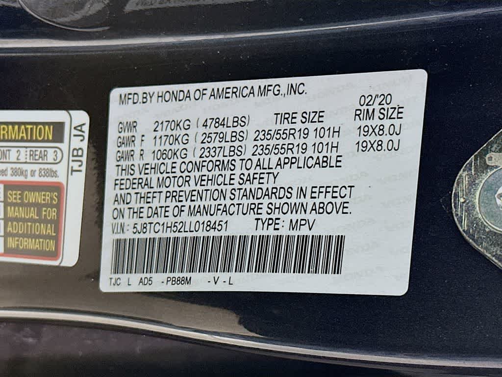 Acura RDX 2020 con paquete tecnológico