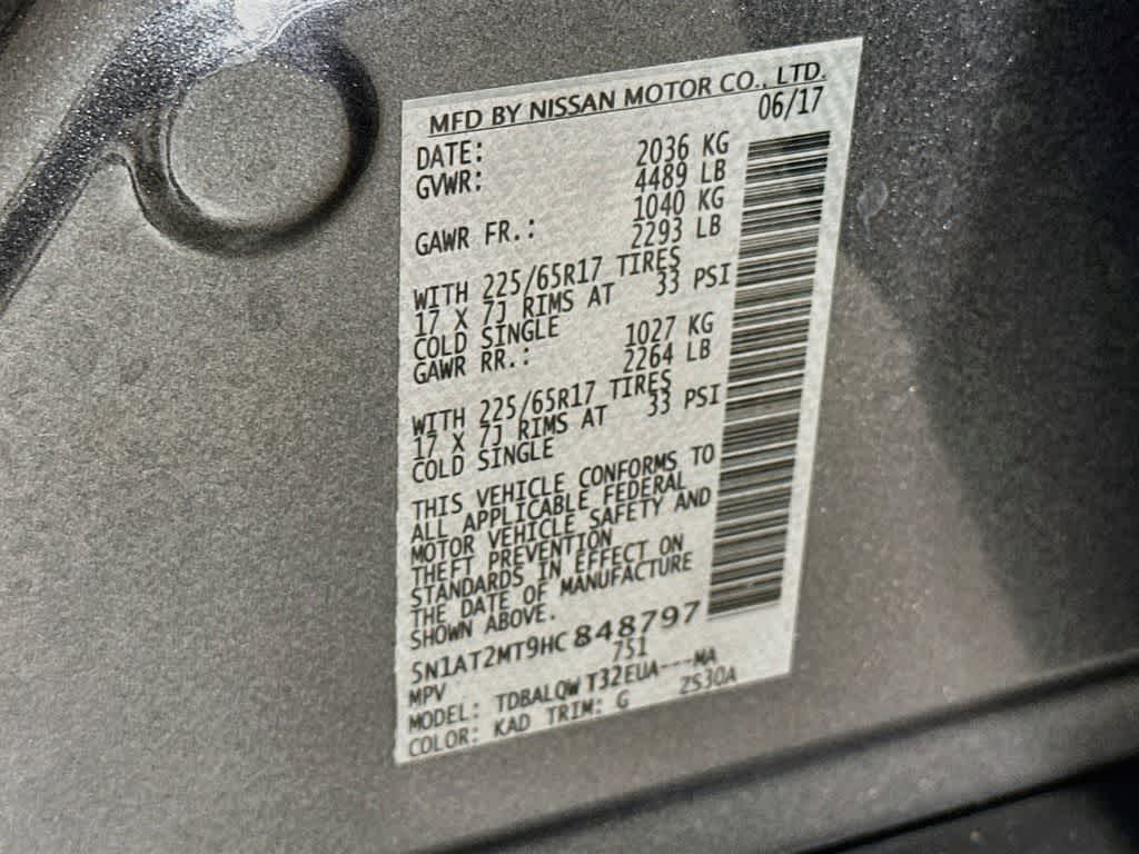 Nissan Rogue SV 2017