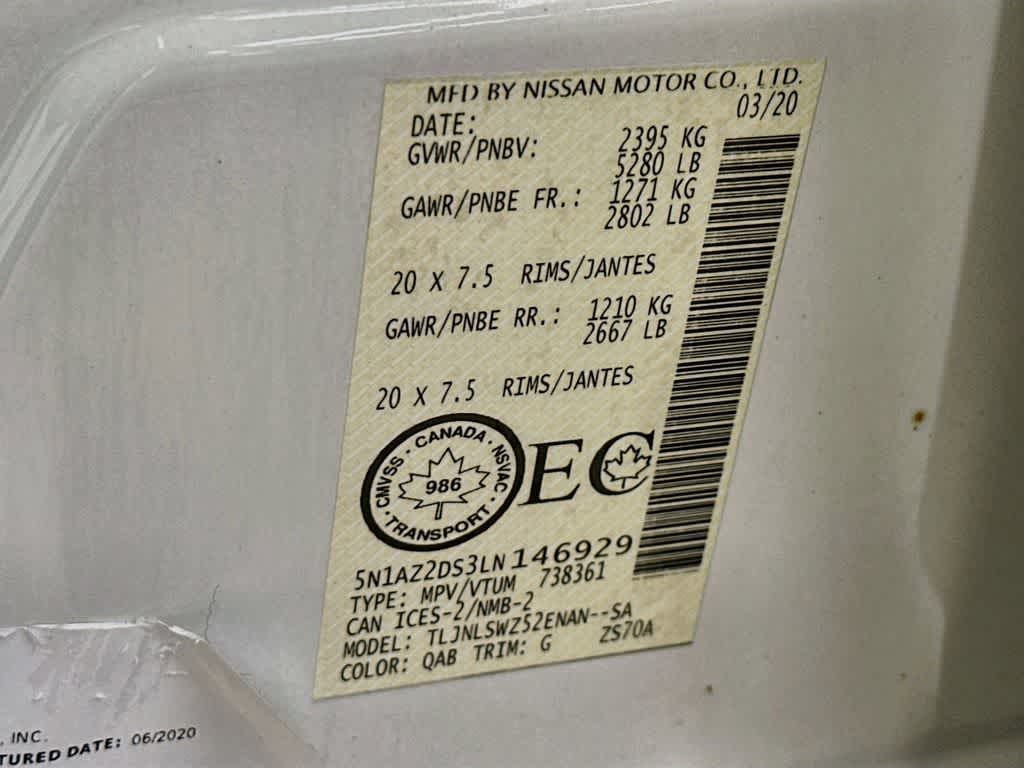 Nissan Murano Platinum 2020