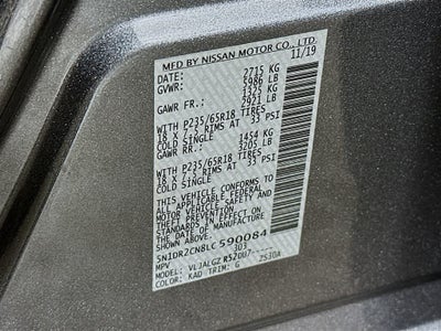 Nissan Pathfinder SL 2020