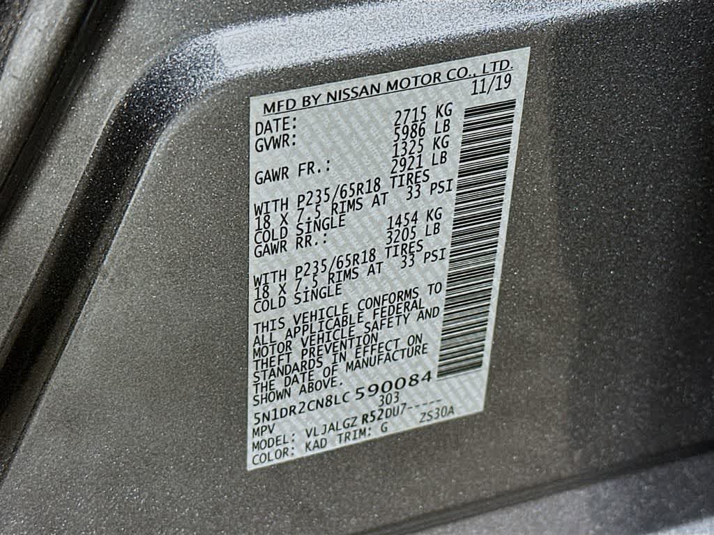 Nissan Pathfinder SL 2020