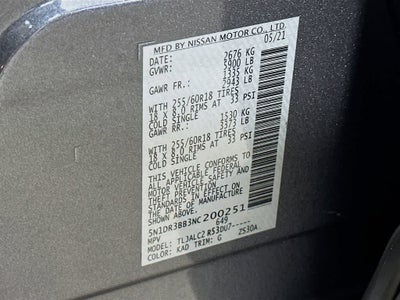 Nissan Pathfinder SV 2022