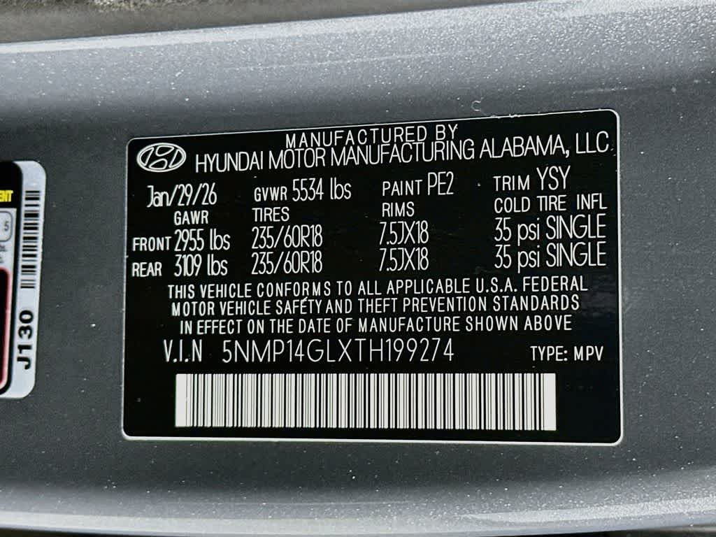 Hyundai Santa Fe SE 2026