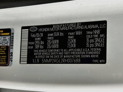 Hyundai Santa Fe SEL 2024