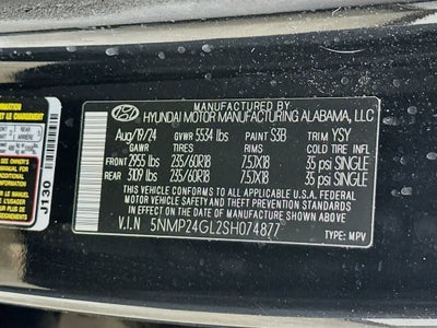 Hyundai Santa Fe SEL 2025