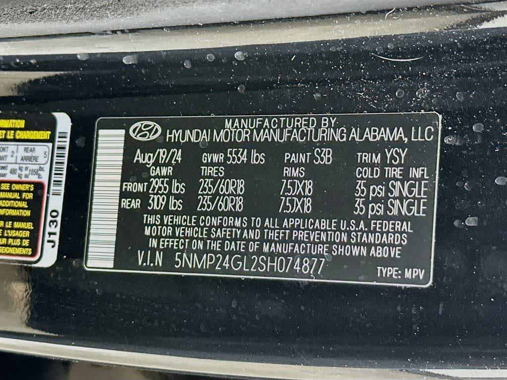 Hyundai Santa Fe SEL 2025
