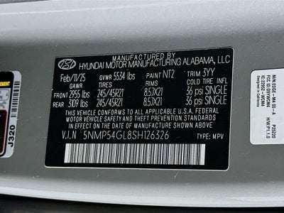 Hyundai Santa Fe Calligraphy 2025